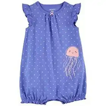 Kohl's Baby girl carter's 1-piece blue jellyfish romper offer
