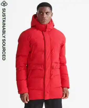 Superdry Train heavyweight puffer coat offer