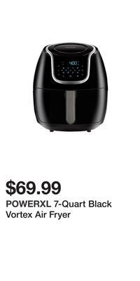 Big Lots 7-quart black vortex air fryer offer