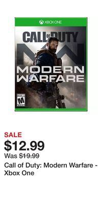 Game Stop Call of duty: modern warfare - xbox one offer