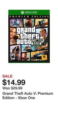 Game Stop Grand theft auto v: premium edition - xbox one offer
