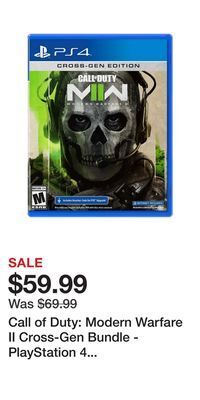 Game Stop Call of duty: modern warfare ii cross-gen bundle - playstation 4 and playstation 5 offer