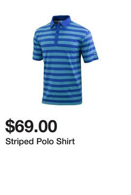 Belk Striped polo shirt offer