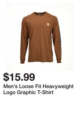 Tractor Supply Company Men's loose fit heavyweight logo graphic t-shirt offer