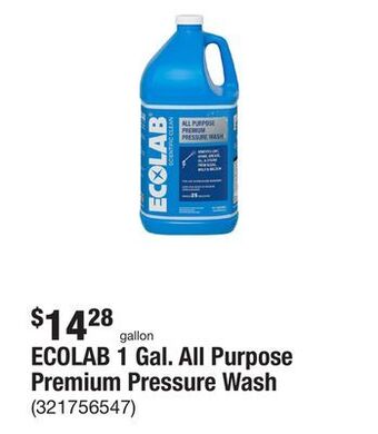 The Home Depot Ecolab 1 gal. all purpose premium pressure wash offer