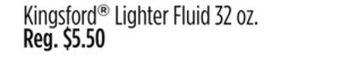 Dollar General Kingsford® lighter fluid offer