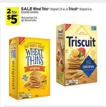 Dollar General Nabisco wheat thins® or triscuit® offer