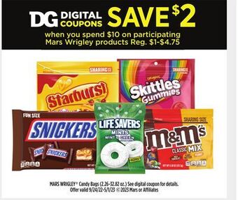 Dollar General Mars wrigley products offer