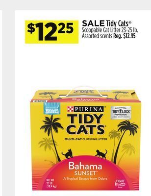 Dollar General Purina tidy cats® offer