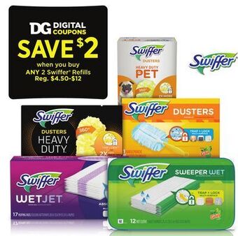 Dollar General Swiffer® refills offer