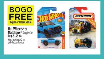 Dollar General Hot wheels® or matchbox® offer