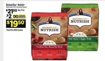 Dollar General Rachael ray® nutrish® dog food offer