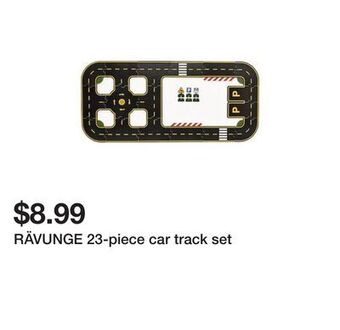 Ikea Rävunge 23-piece car track set offer