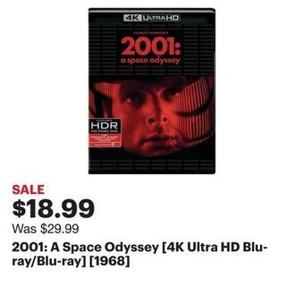 Best Buy 2001: a space odyssey [4k ultra hd blu-ray/blu-ray] [1968] offer
