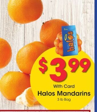 Kroger Halos mandarins offer