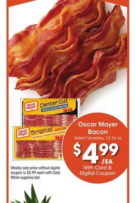 Kroger Oscar mayer bacon offer