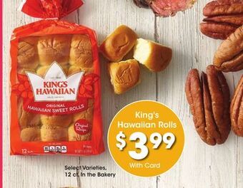 Kroger King's hawaiian rolls offer