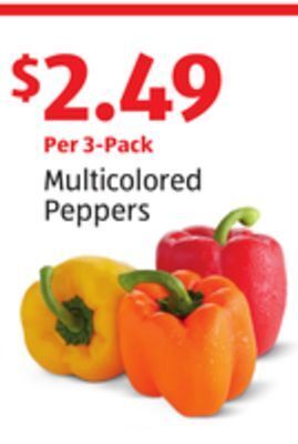Aldi Multicolored peppers offer