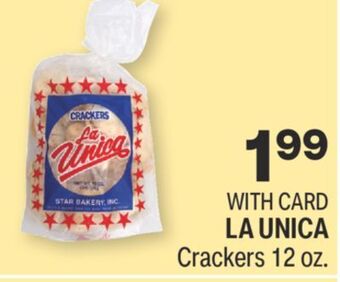 CVS La unica crackers 12 oz. offer