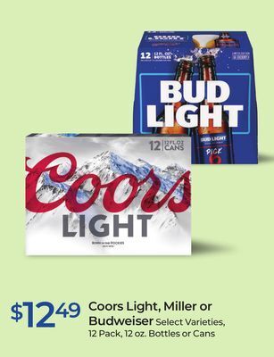 Rite Aid Coors light, miller or budweiser offer