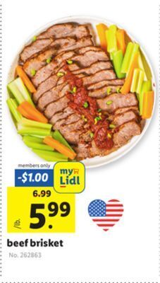 Lidl Beef brisket offer