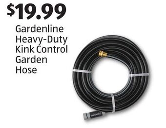 Aldi Gardenline heavy-duty kink control garden hose offer