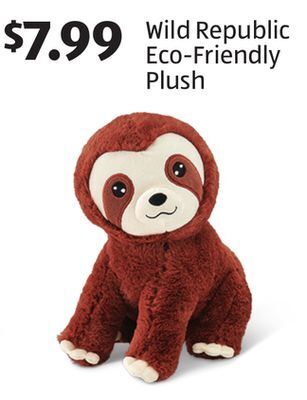 Aldi Wild republic eco-friendly plush offer