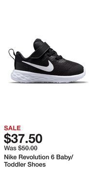 Kohl's Nike revolution 6 baby/toddler shoes offer