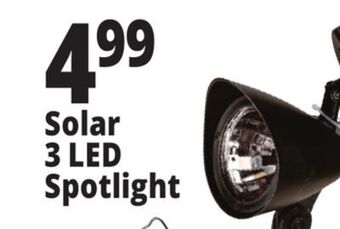 Ocean State Job Lot Solar 3 led spotlight offer