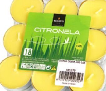 Ocean State Job Lot Citronella tea lights, 18 pack offer