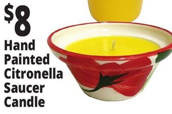 Ocean State Job Lot Citronella saucer candle offer