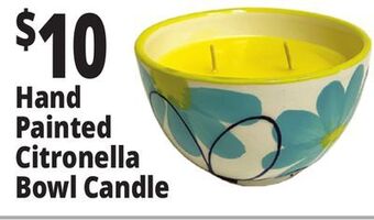 Ocean State Job Lot Citronella bowl candle offer
