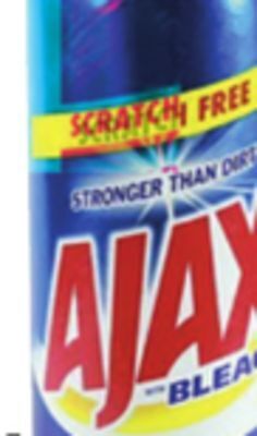Ocean State Job Lot Ajax with bleach powder cleanser, 21 oz offer