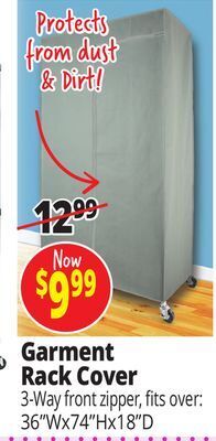 Ocean State Job Lot West bay garment rack cover offer