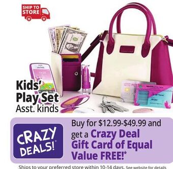 Ocean State Job Lot Kids play sets offer