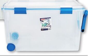 Ocean State Job Lot 120 quart wheeled gasket tote offer