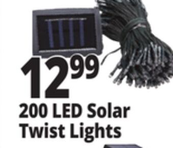Ocean State Job Lot Solar twist lights, 200 lights offer