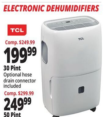 Ocean State Job Lot Tcl dehumidifiers offer