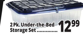 Ocean State Job Lot Mr. fresh under the bed storage bins, 2 count offer