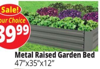 Ocean State Job Lot Metal raised garden bed offer