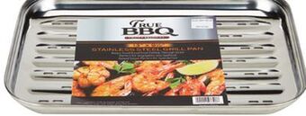 Ocean State Job Lot True bbq professional stainless steel grill pan, 13 x 9.5 offer