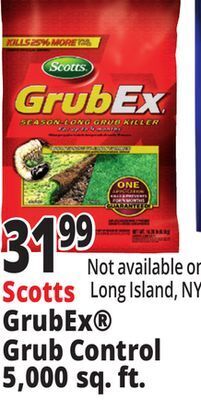 Ocean State Job Lot Scotts grubex 14.35 lb season long grub killer offer