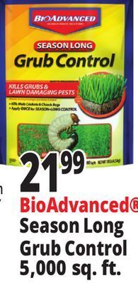 Ocean State Job Lot Bioadvanced® season long grub control 5,000 sq. ft. offer