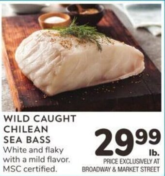 Albertsons Wild Caught Chilean Sea Bass offer
