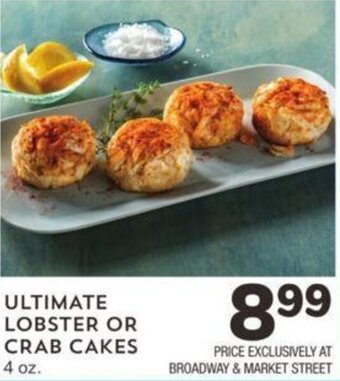 Albertsons Ultimate Lobster or Crab Cakes 4 oz offer