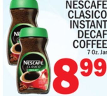 C Town Nescafe clasico instant decaf coffee offer
