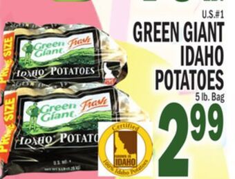 C Town Green giant idaho potatoes offer