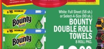 C Town Bounty double roll towels 8 roll pkg offer