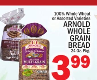 C Town Arnold whole grain bread offer