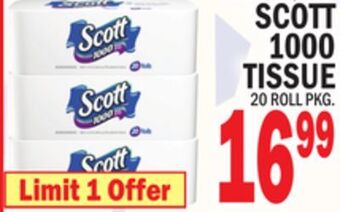 C Town Scott 1000 tissue offer